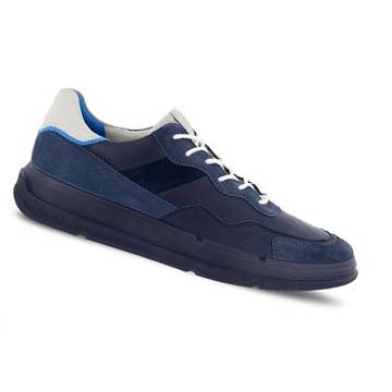 Men's Ecco Soft X Urban Casual Shoes Blue | USA 488LIS